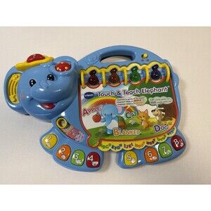 VTech Touch & Teach Elephant for 12-36 Months w/Interactive Sounds & Music Works